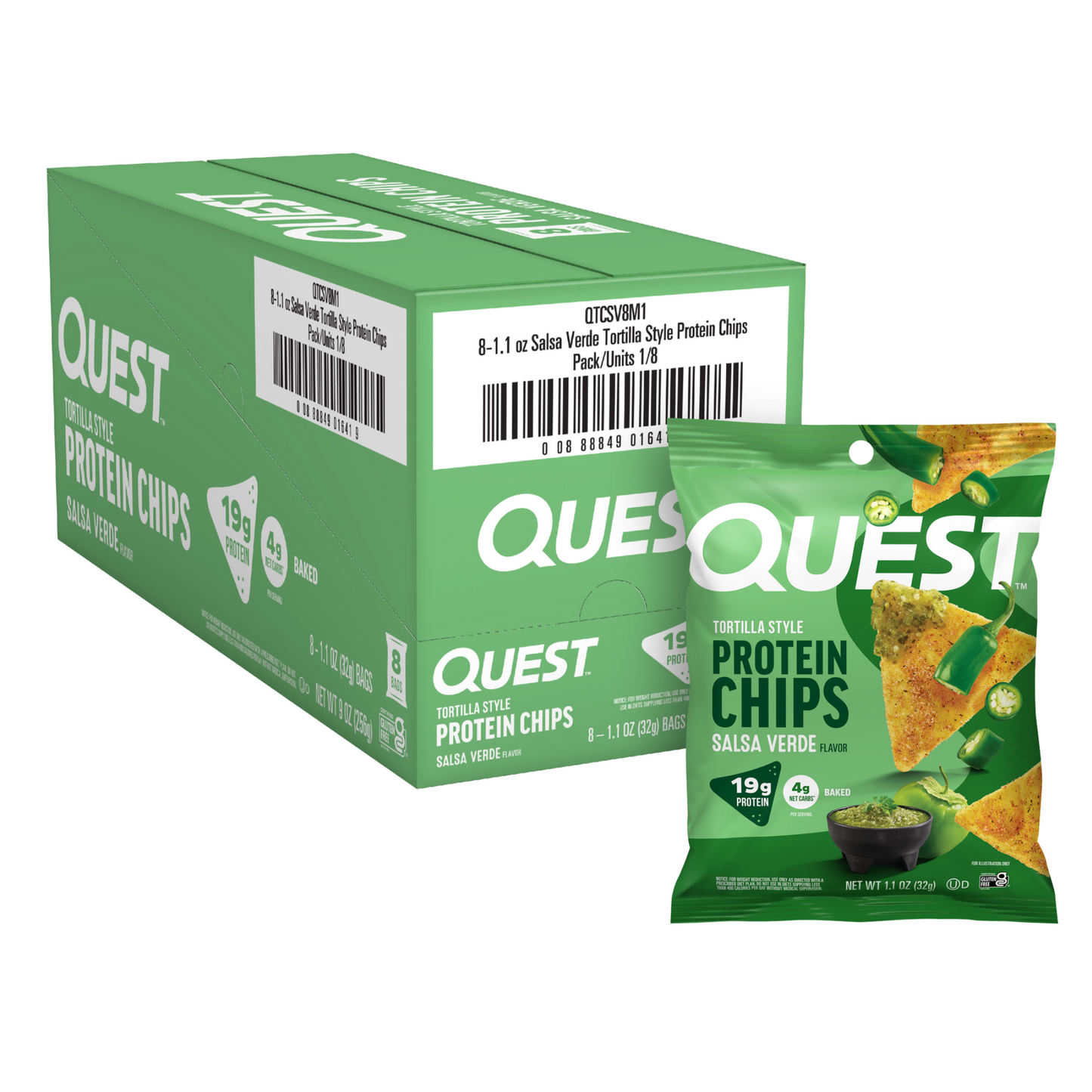salsa-verde-tortilla-style-protein-chips-w1 110071_QN_USA_Pkg_ProteinChips_Tortilla_SV_8ctCarton_3D_Composite_Force_1.png